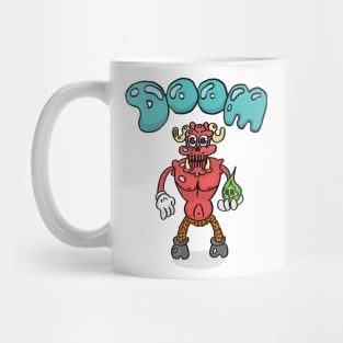 Doom Cartoon: Baron of Hell Mug